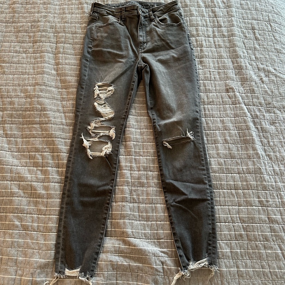 Next Level Stretch High Waisted gray American Eagle